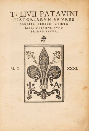 Historiarum ab vrbe condita decadis quintae libri quinque