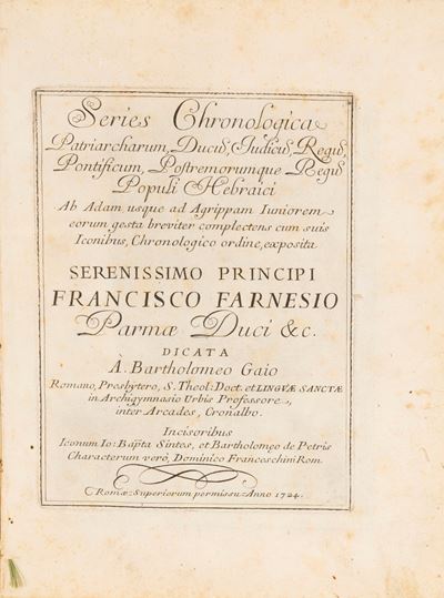 Gaio, Series Chronologica Patriarcharum Ducus, Judicus, Regus, Pontificum, Postremorumque Regus P...