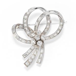 Spilla con diamanti