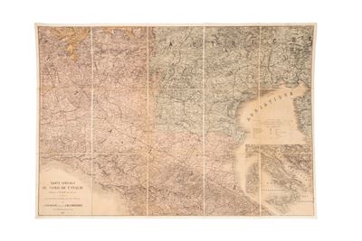Carta topografica dell’Italia del Nord, 1866