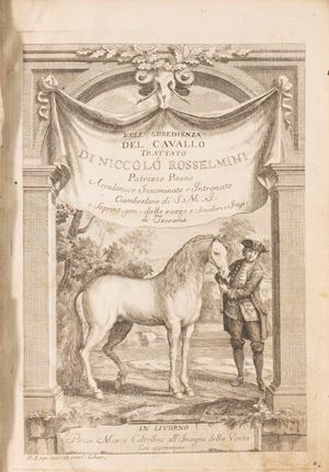 Niccolò Rosselmini - Dell'obbedienza del cavallo