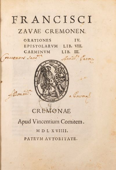 Francisci Zavae Cremonen. Orationes IV