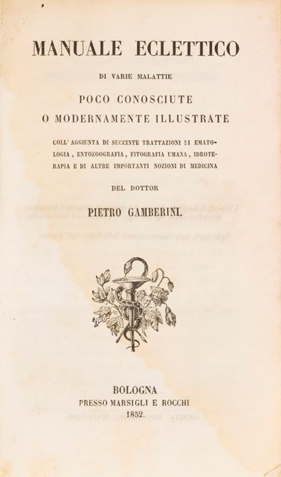 Manuale eclettico di varie malattie poco conosciute o modernamente illustrate, 1852