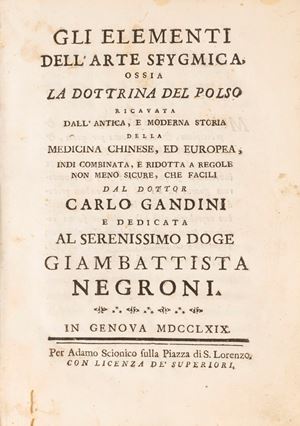 Gli elementi dell'arte sfygmica ossia la dottrina del polso