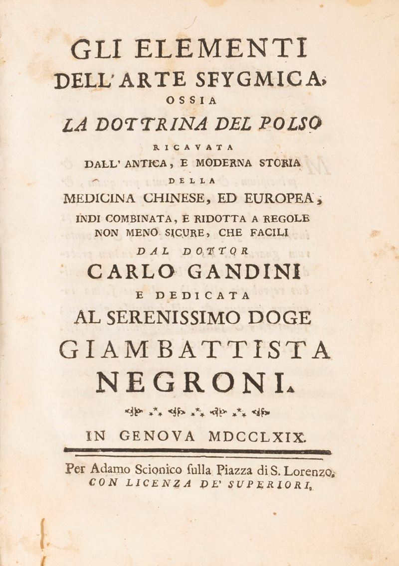 Gli elementi dell'arte sfygmica ossia la dottrina del polso