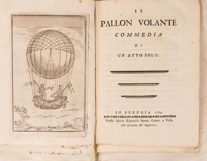 Il Pallon Volante 1784 EASY COLLECTING Libri Antichi E Rari 
