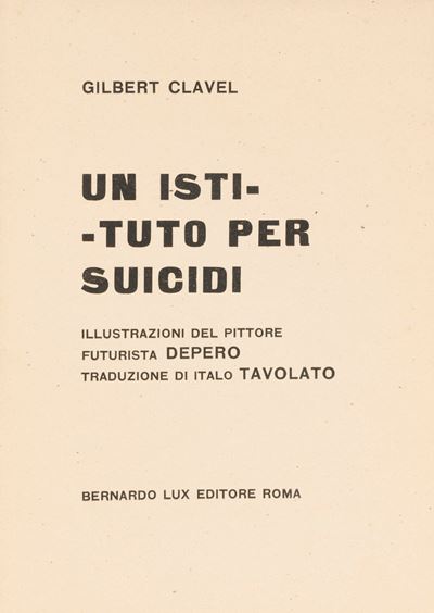 Un Istituto per Suicidi