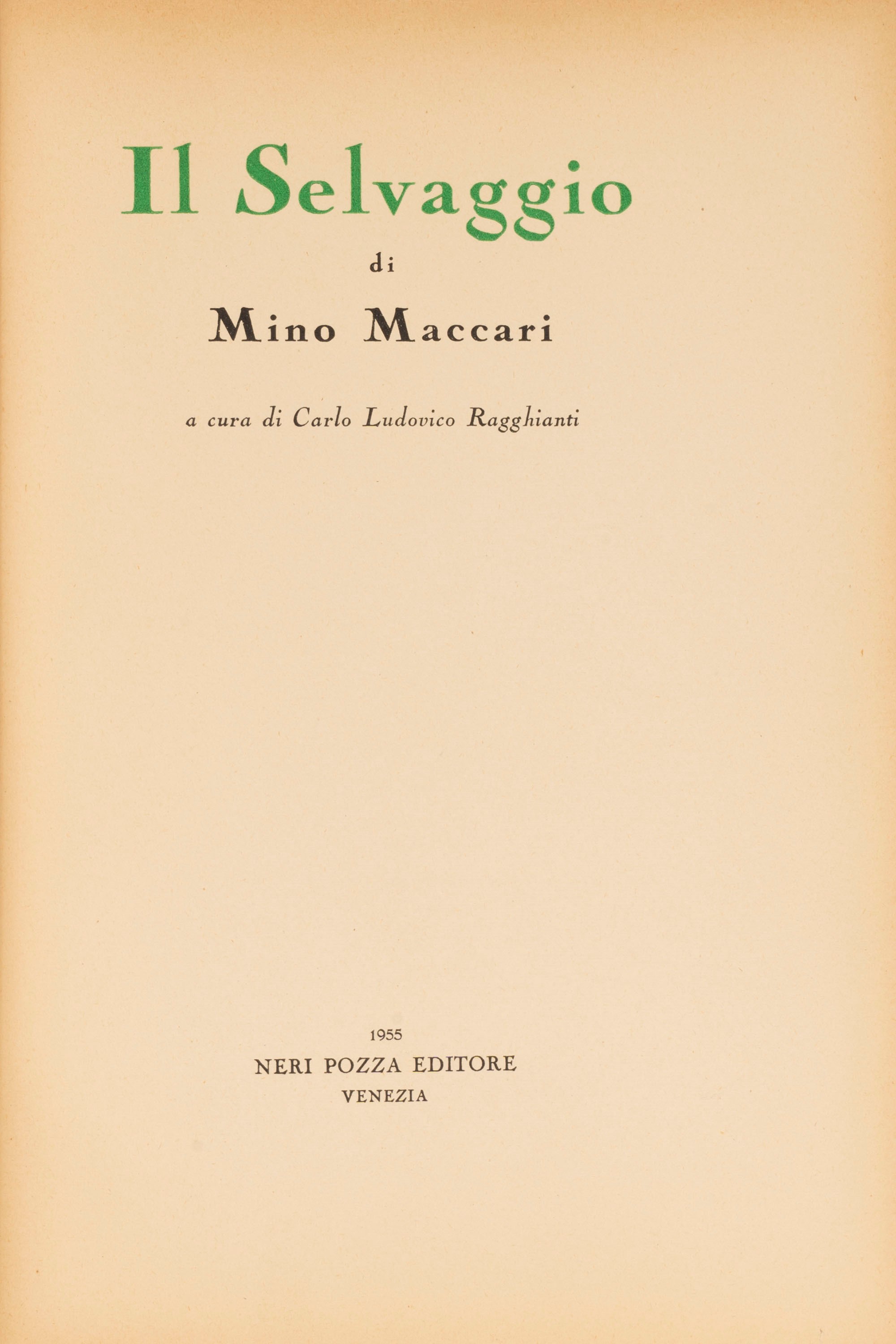 Mino Maccari - Il Selvaggio
