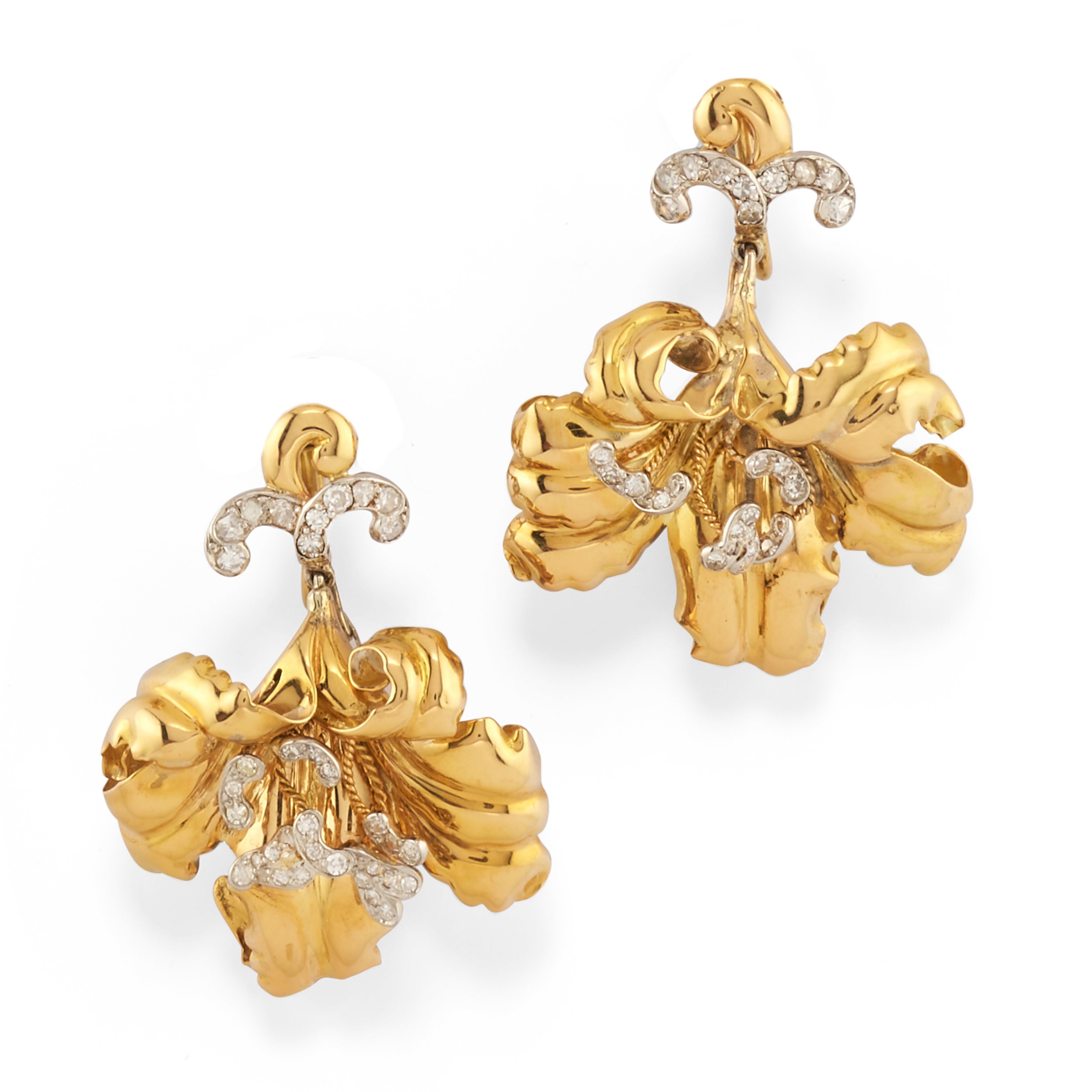 Demi-parure con Diamanti