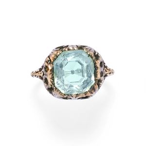 Aquamarine ring