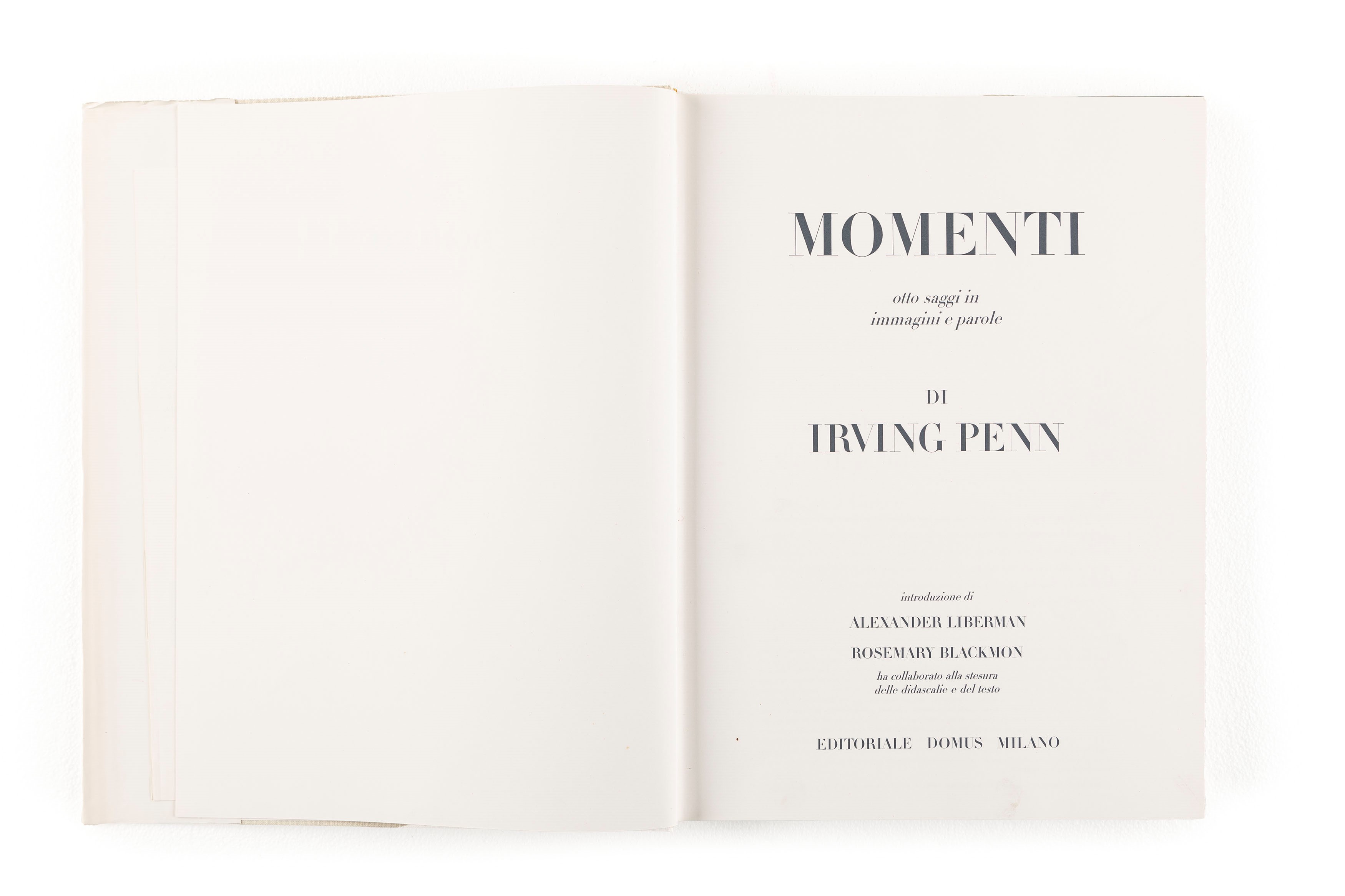 Momenti di Irving Penn