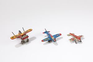 Three japanese airplanes