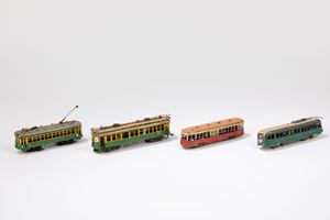 Quattro tram giapponesi