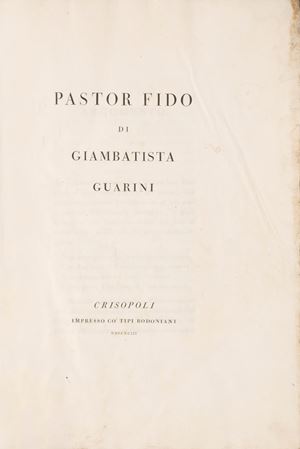 Guarini, Giovanni Battista - Pastor Fido