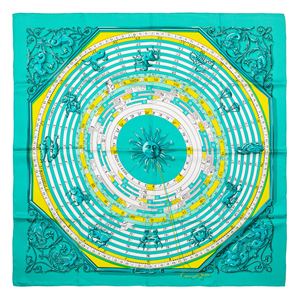 Astrologie silk twill scarf