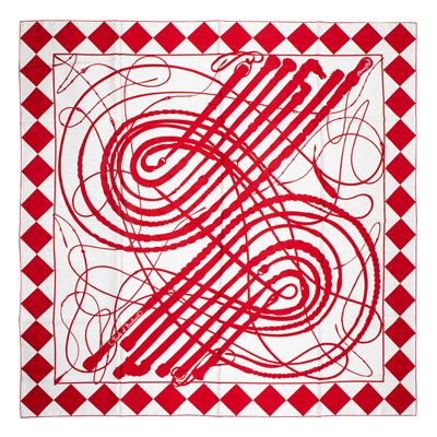 Grand Foulard Fouets Et Badines