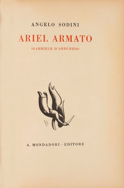 Ariel Armato. Gabriele D'annunzio.