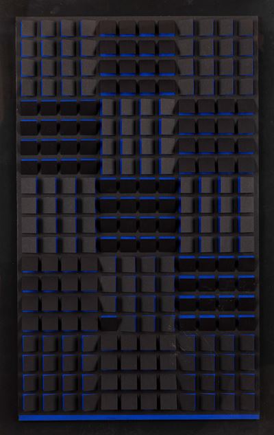 Superfice a Interferenza Luminosa 1nx12 su 20 Adcb su Blu