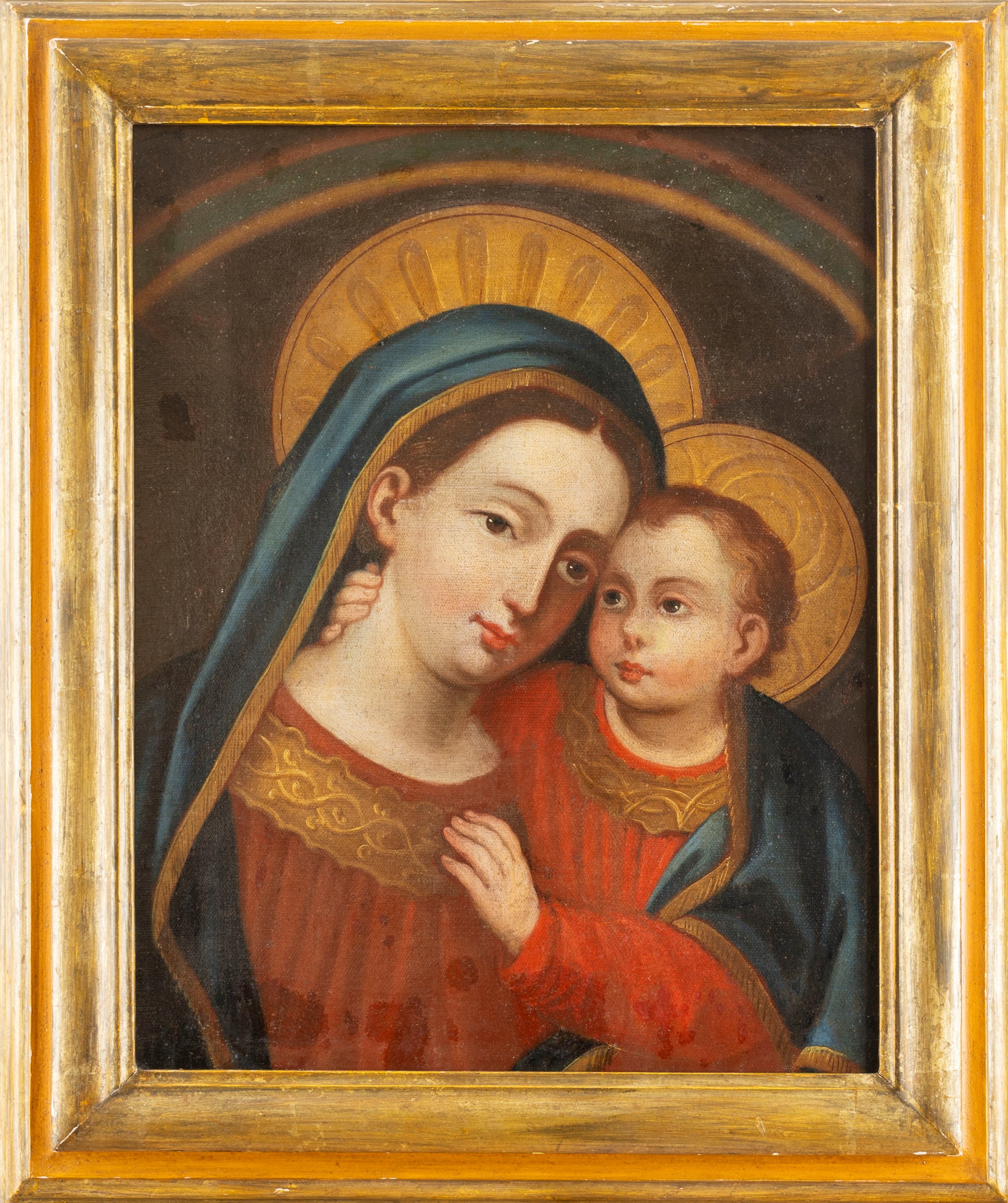 Pittore Popolare, Secolo XIX - Madonna con Bambino