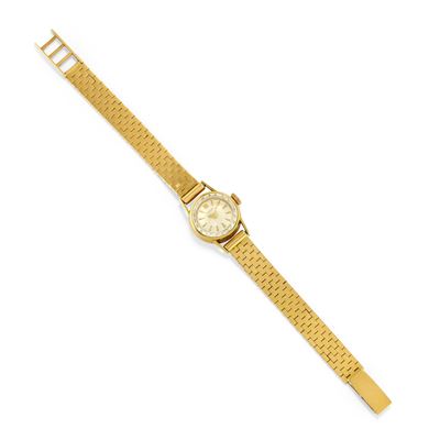 Orologio in oro giallo 18k, movimento a carica manuale
