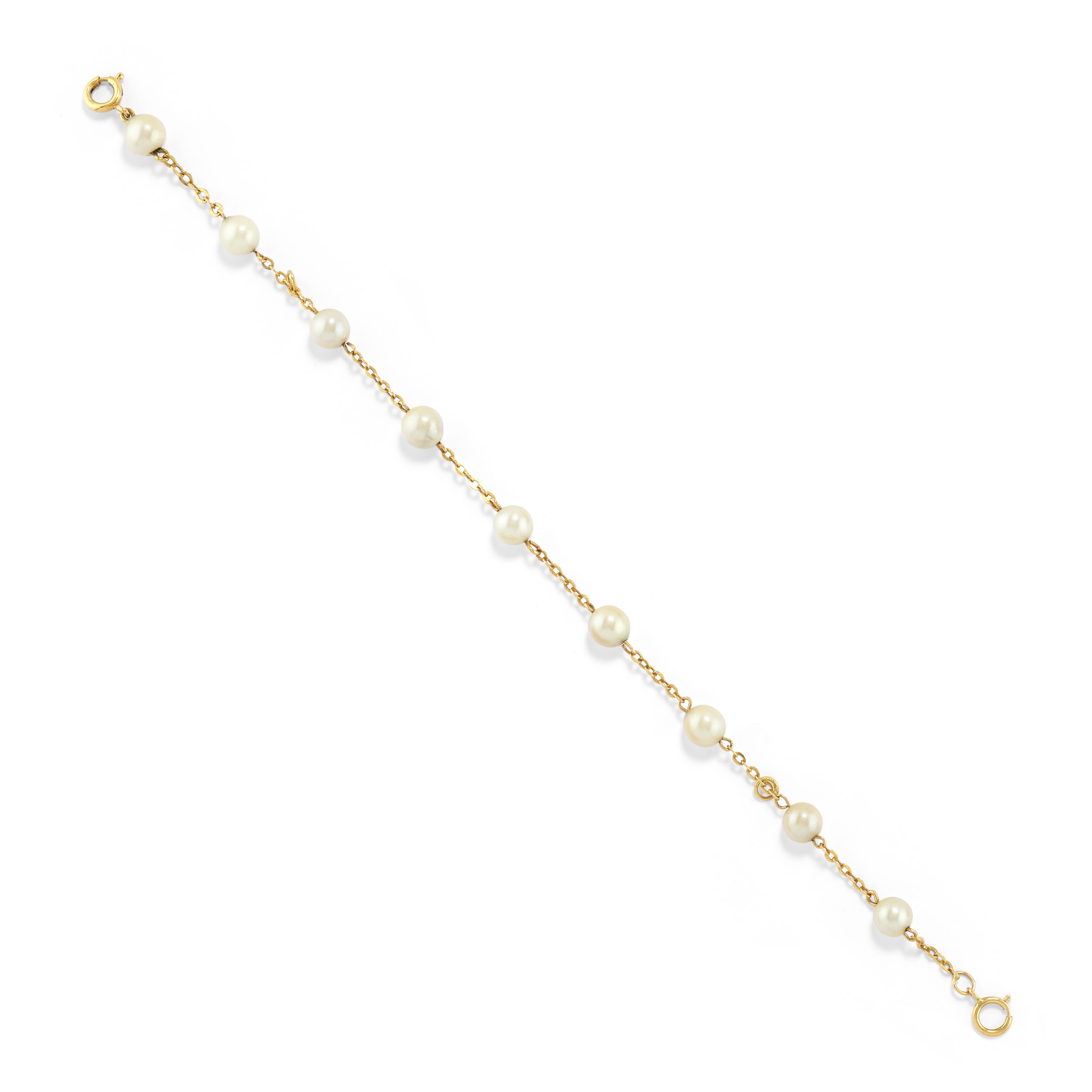 Due bracciali, oro giallo 18k