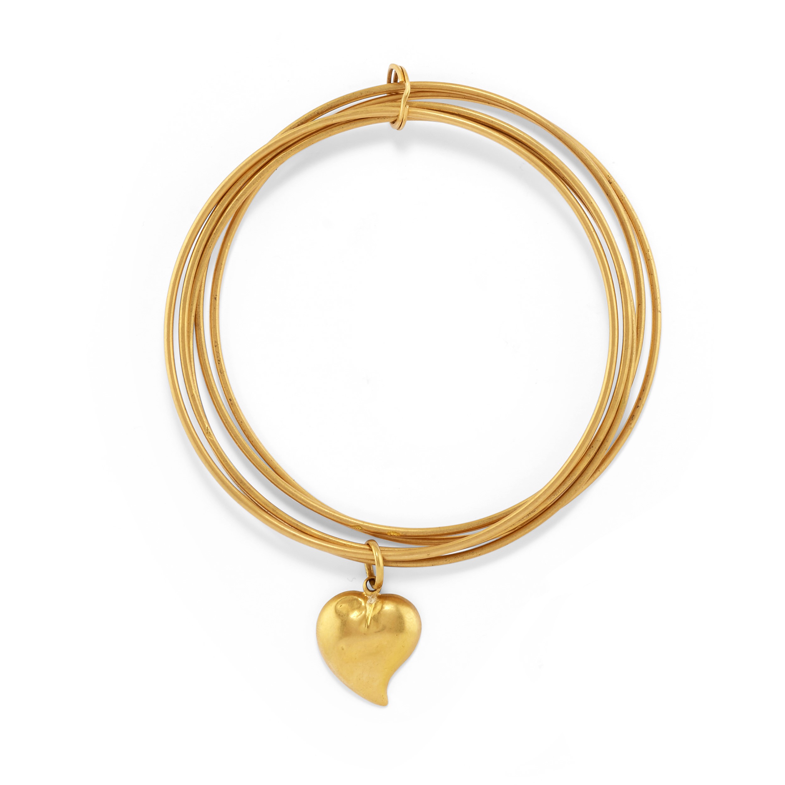 Due bracciali, oro giallo 18k