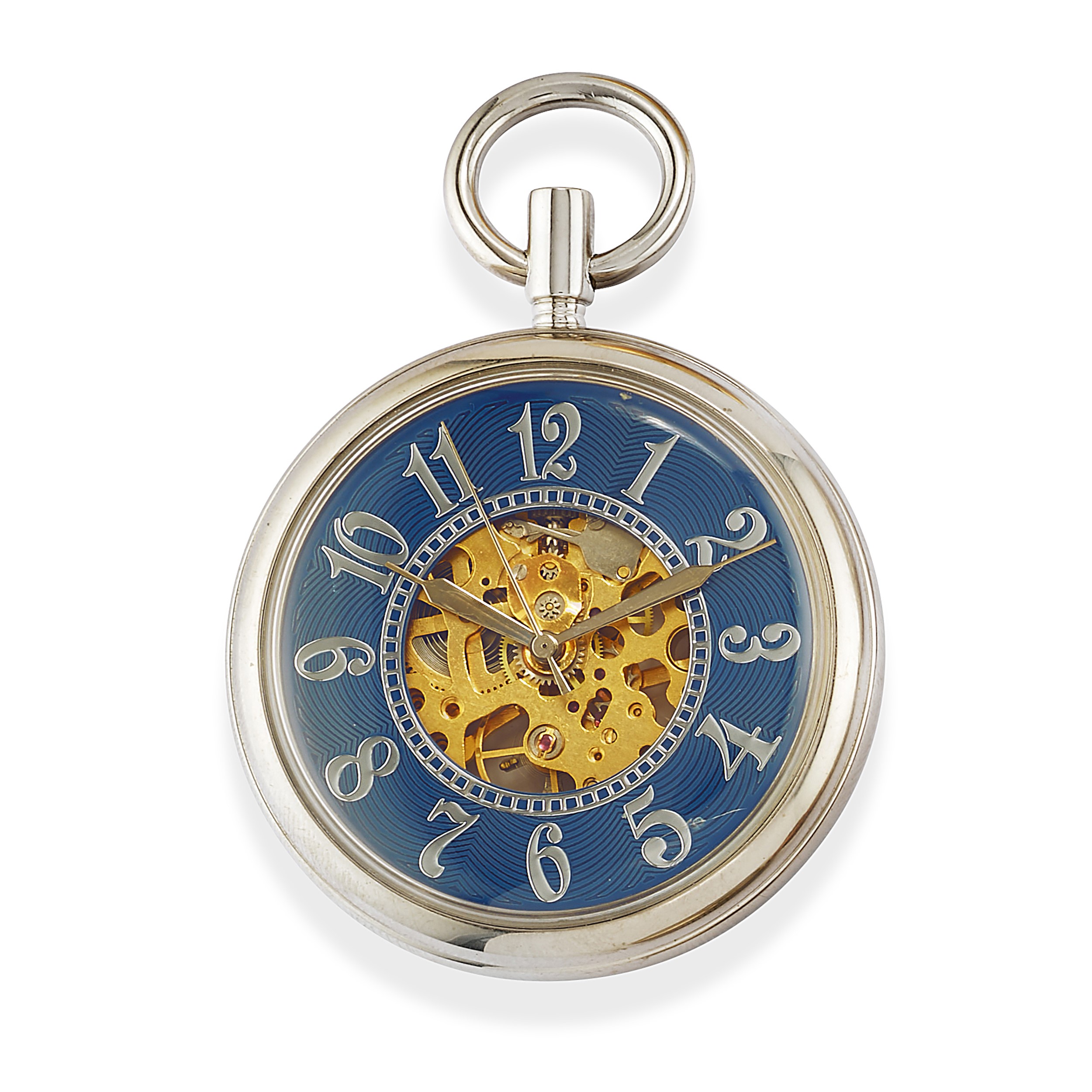 Sette orologi da tasca in acciaio e metallo dorato