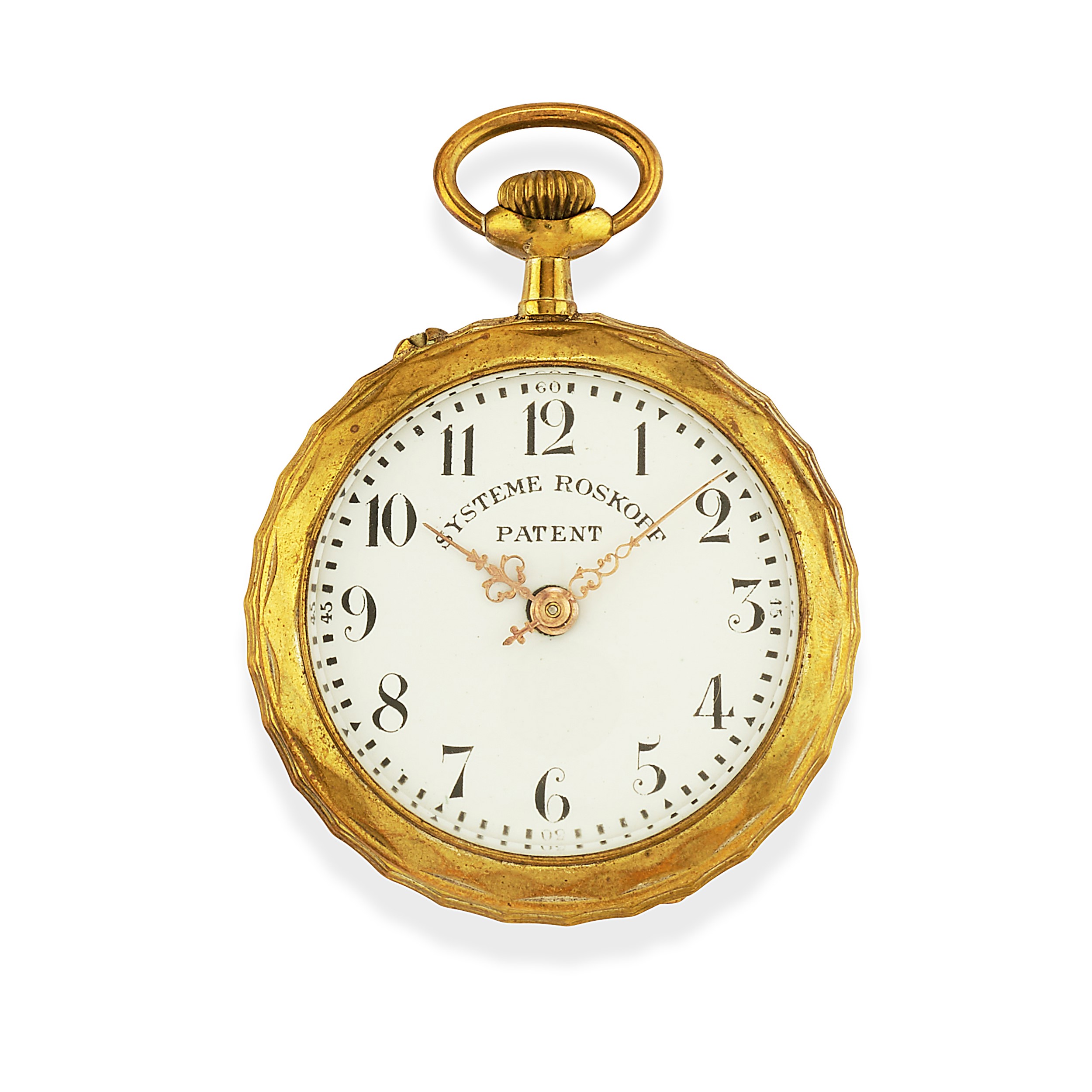 Sette orologi da tasca in acciaio e metallo dorato