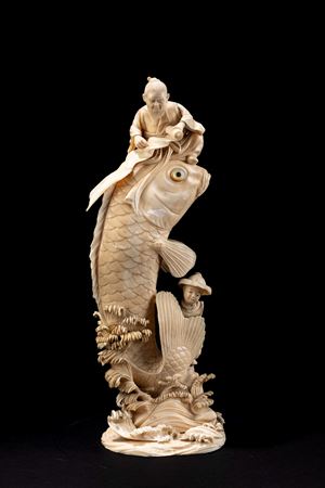  - ☼Ivory Okimono