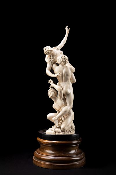 Giambologna, Gruppo scultoreo in avorio raffigurante il Ratto delle Sabine
