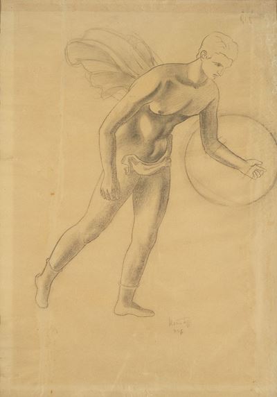 Il Discobolo - grafite su carta, 1936
