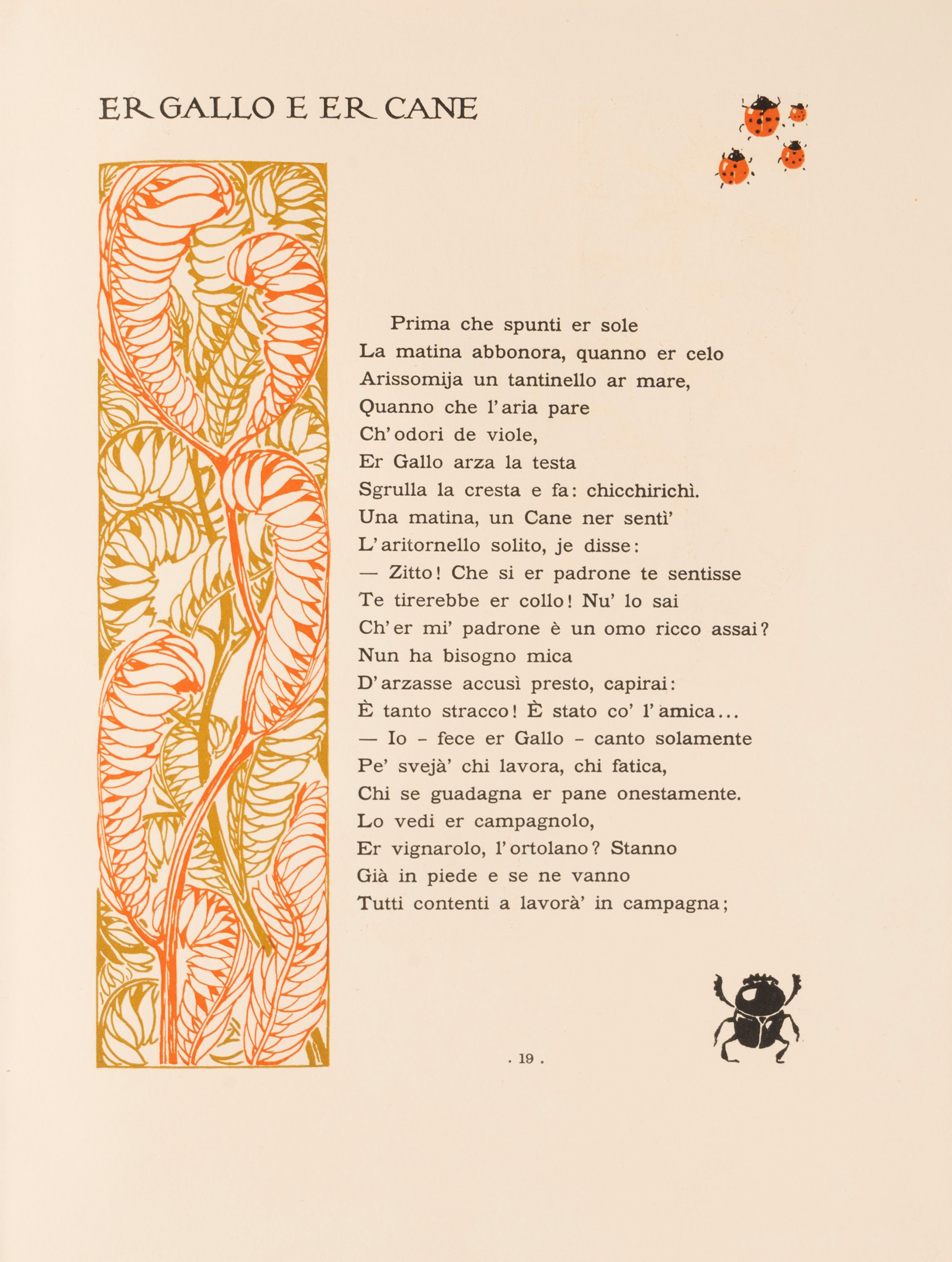Trilussa [carlo Alberto Salustri] - Favole di Trilussa. Disegni e Fregi di Duilio Cambellotti.