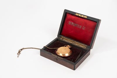 Orologio da Tasca in Oro 18k a Doppia Cassa, Inizi Secolo XX