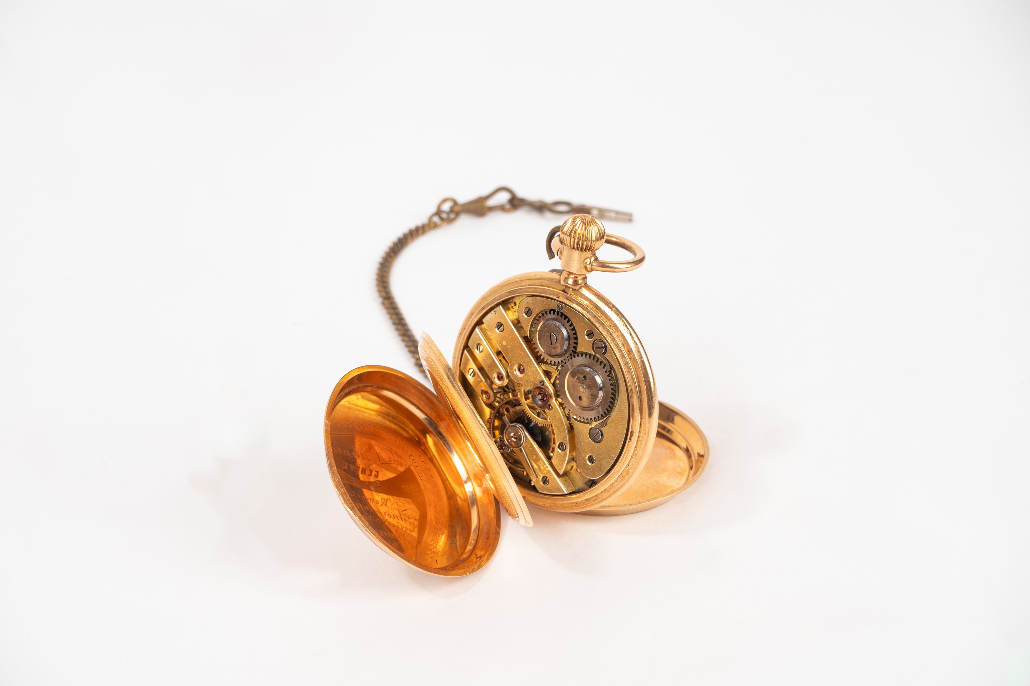 Orologio da Tasca in Oro 18k a Doppia Cassa, Inizi Secolo XX