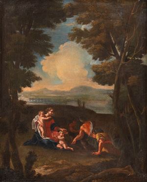 Latona transforms the Lycian peasants into frogs