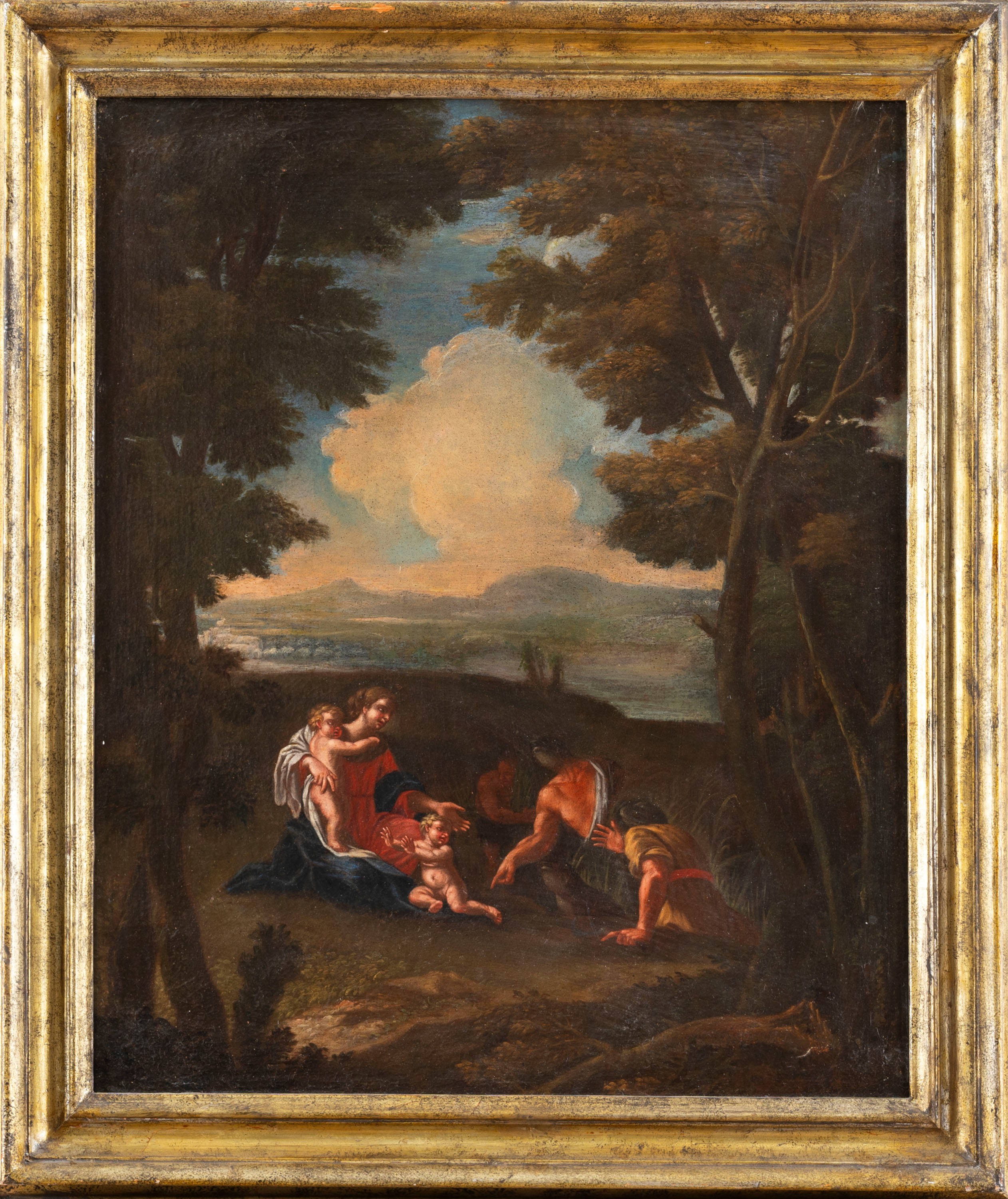 Scuola Romana, Secolo XVIII - Latona Trasforma i Contadini della Licia in Rane
