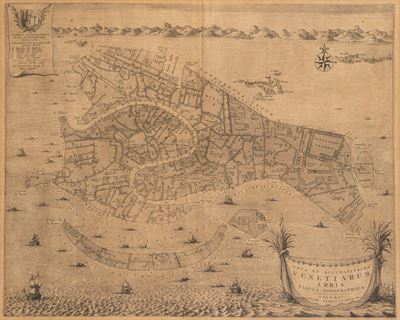Nova Et Accuratissima Venetiarum Urbis Tabula Topographica