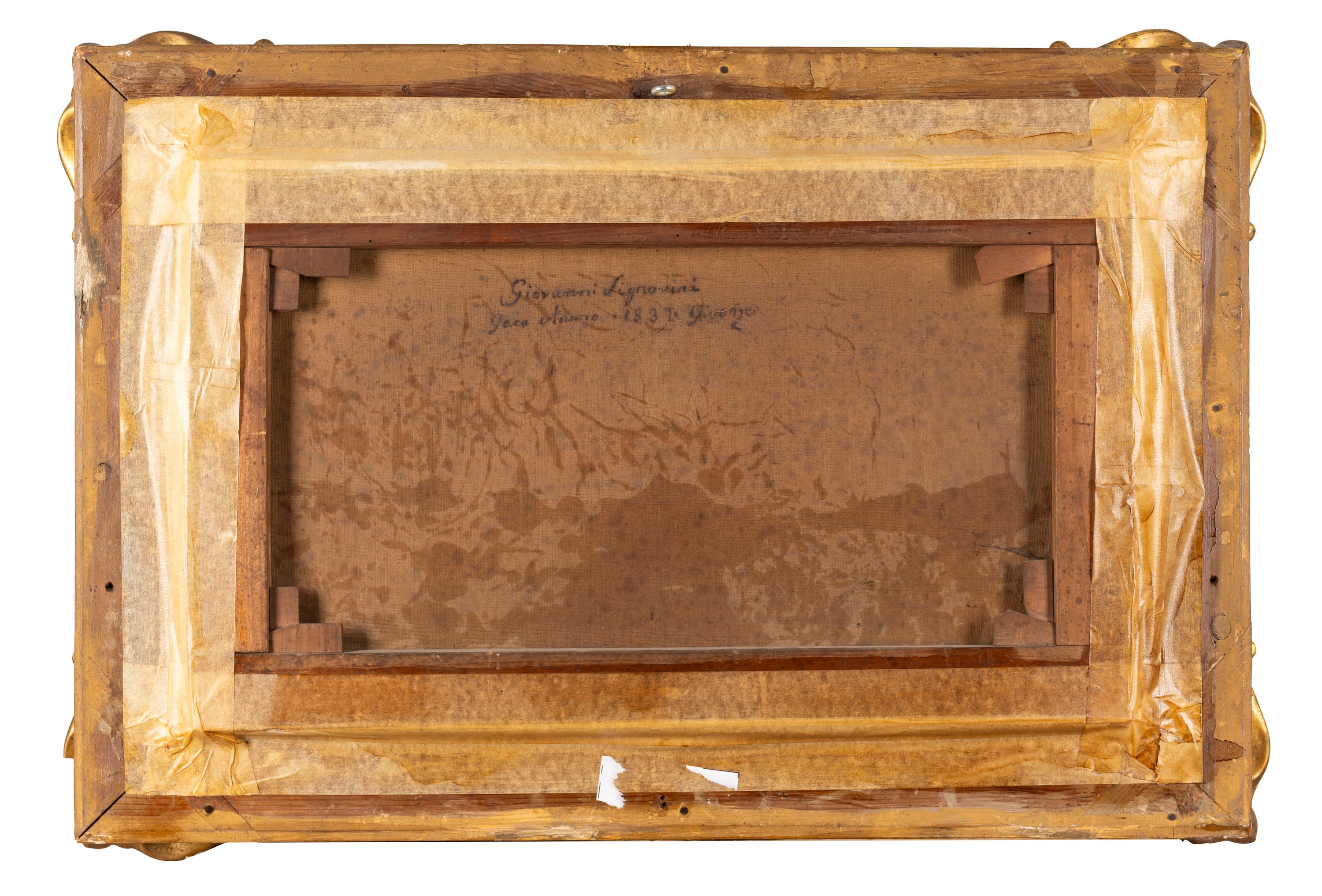 Due paesaggi arcadici con pastori e contadine