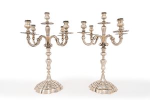 - Coppia di candelabri