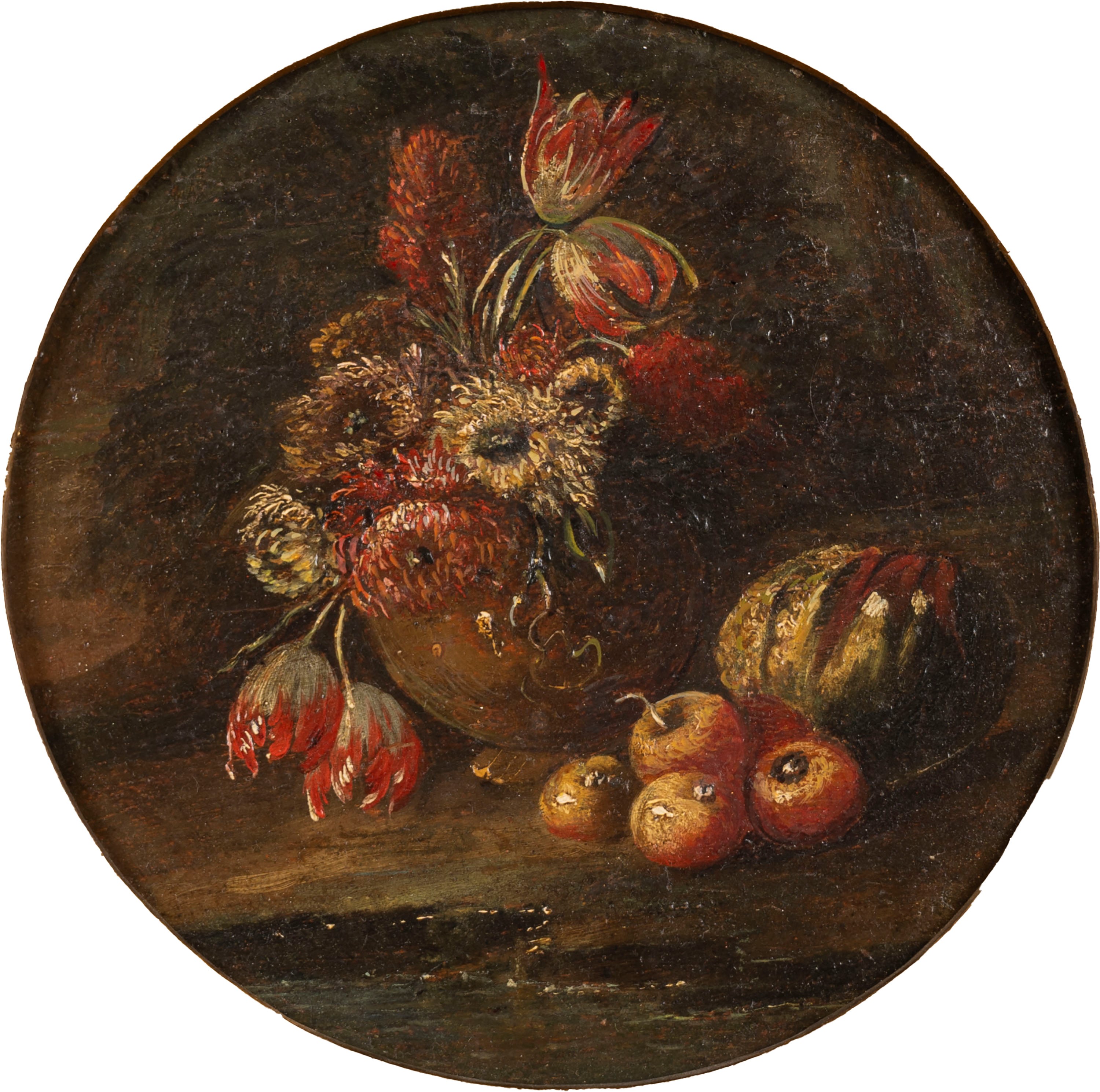 Maniera di Gaspare Lopez - Tre Nature Morte di Fiori e Frutti