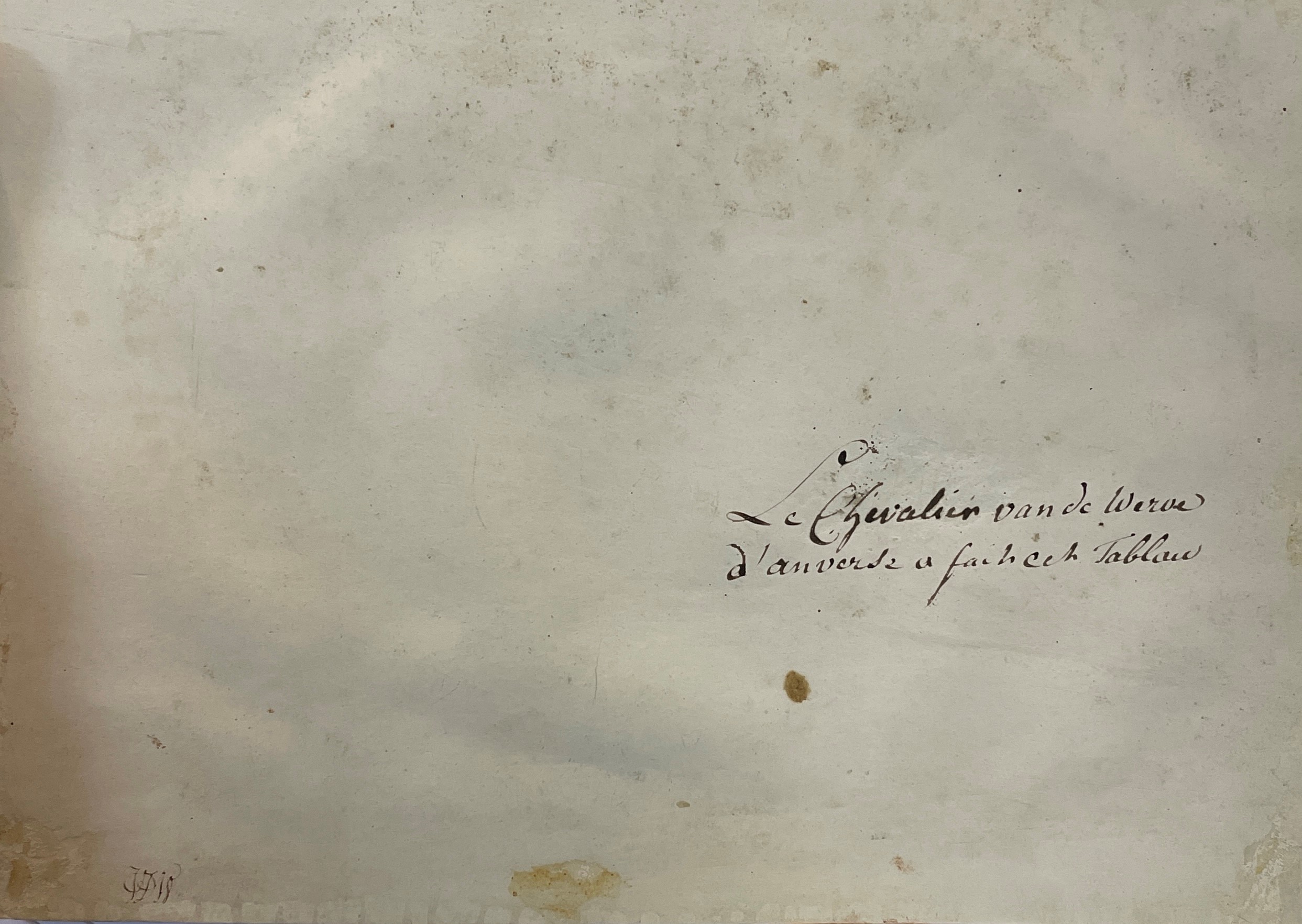 Scuola Tedesca (francoforte?), Metà del Secolo XVIII - Autore ignoto, Paesaggio con astanti lungo...