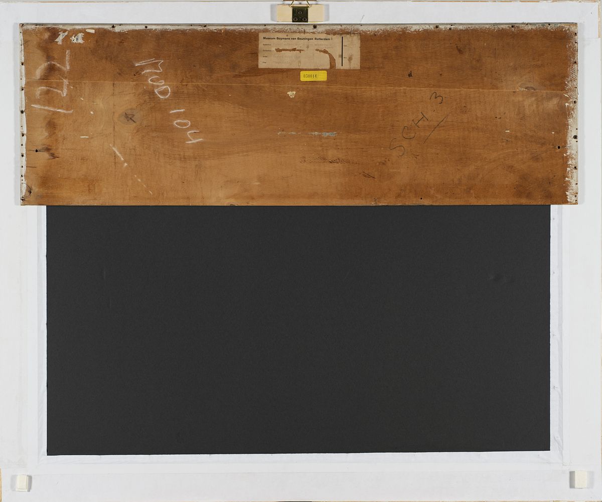 Gerard Ernest Schneider - Composition (1952) - Acquarelli, pastelli a cera e inchiostro su carta