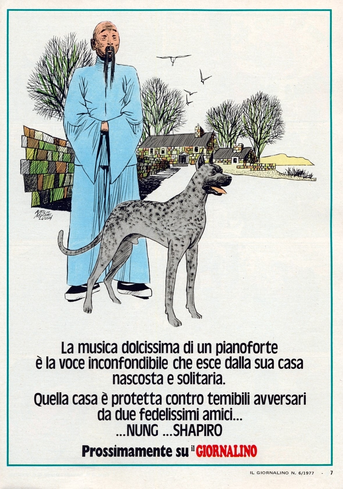 Attilio Micheluzzi - Petra Chérie - il Cinese Nung e L’alano Shapiro