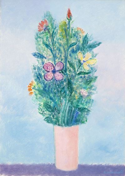 Senza titolo, olio su tavola 70x50 cm
