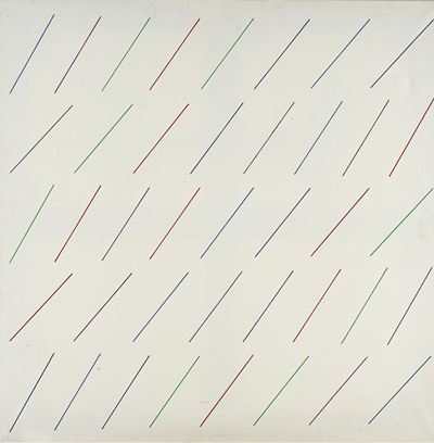 Senza titolo, serigrafia su tela
