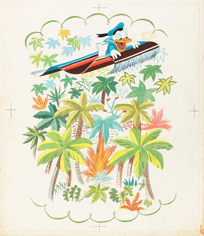 Paperino sul Tappeto Volante