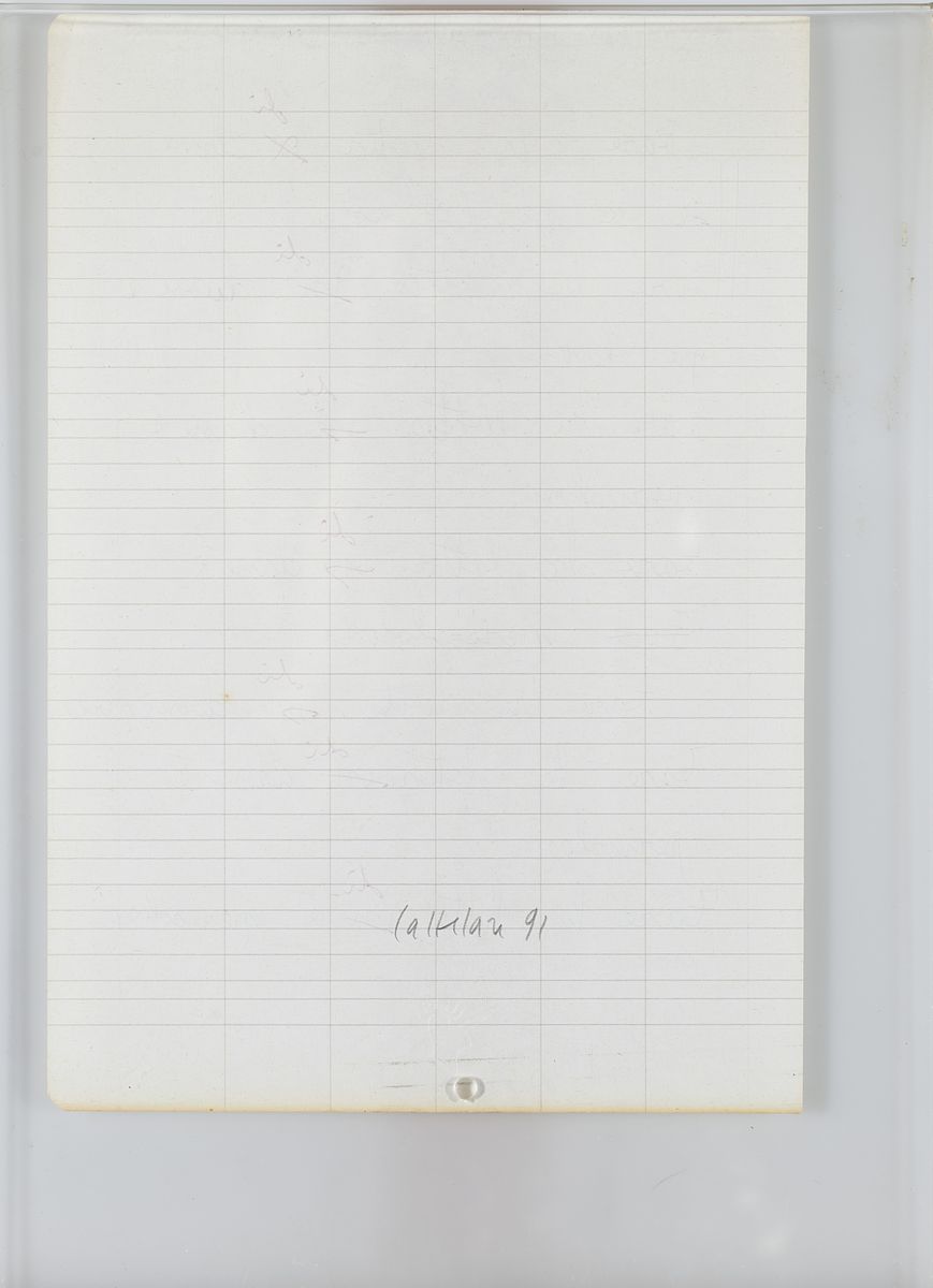 Maurizio Cattelan - Punizioni, biro su carta, 1991