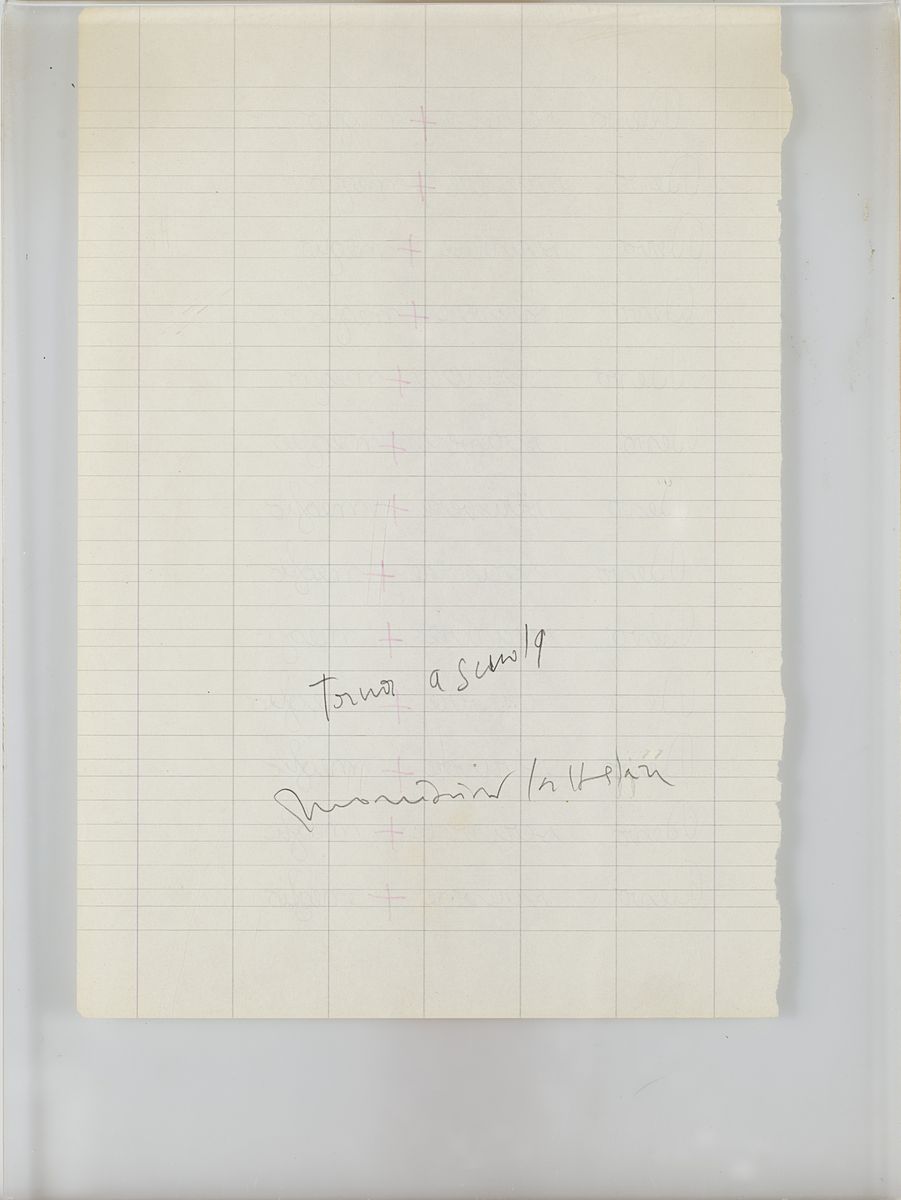 Maurizio Cattelan - Senza Titolo (devo Scrivere Meglio)