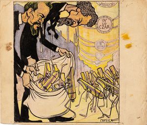 The failure of the demonstrations organized against the Tsar of Russia