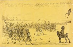 The French soldiers who died in Magenta and Solferino will parade in front of the King of Italy at the Longchamp magazine!